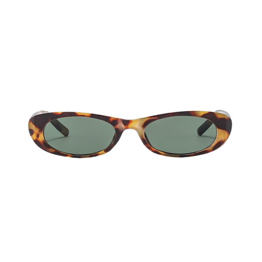 The Rosa - Tort/Sage - Soft Rectangle Sunglasses