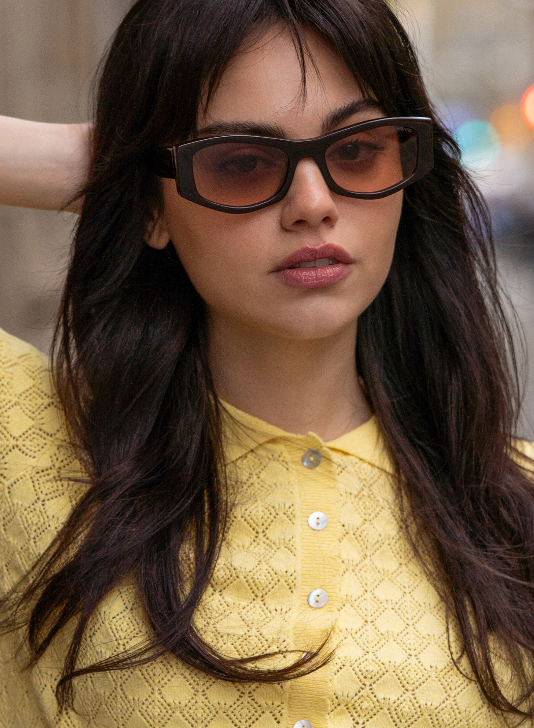 Jade Acetate Cat Eye Sunglasses : Chocolate