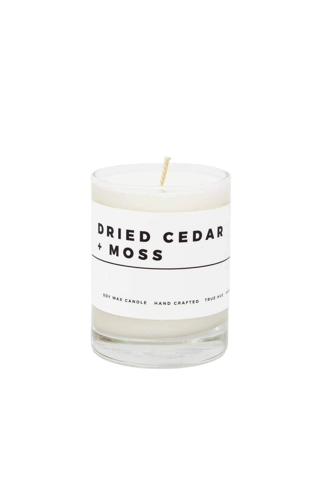 True Hue | Dried Cedar + Moss Mini Candle | Hazel & Rose | Minneapolis