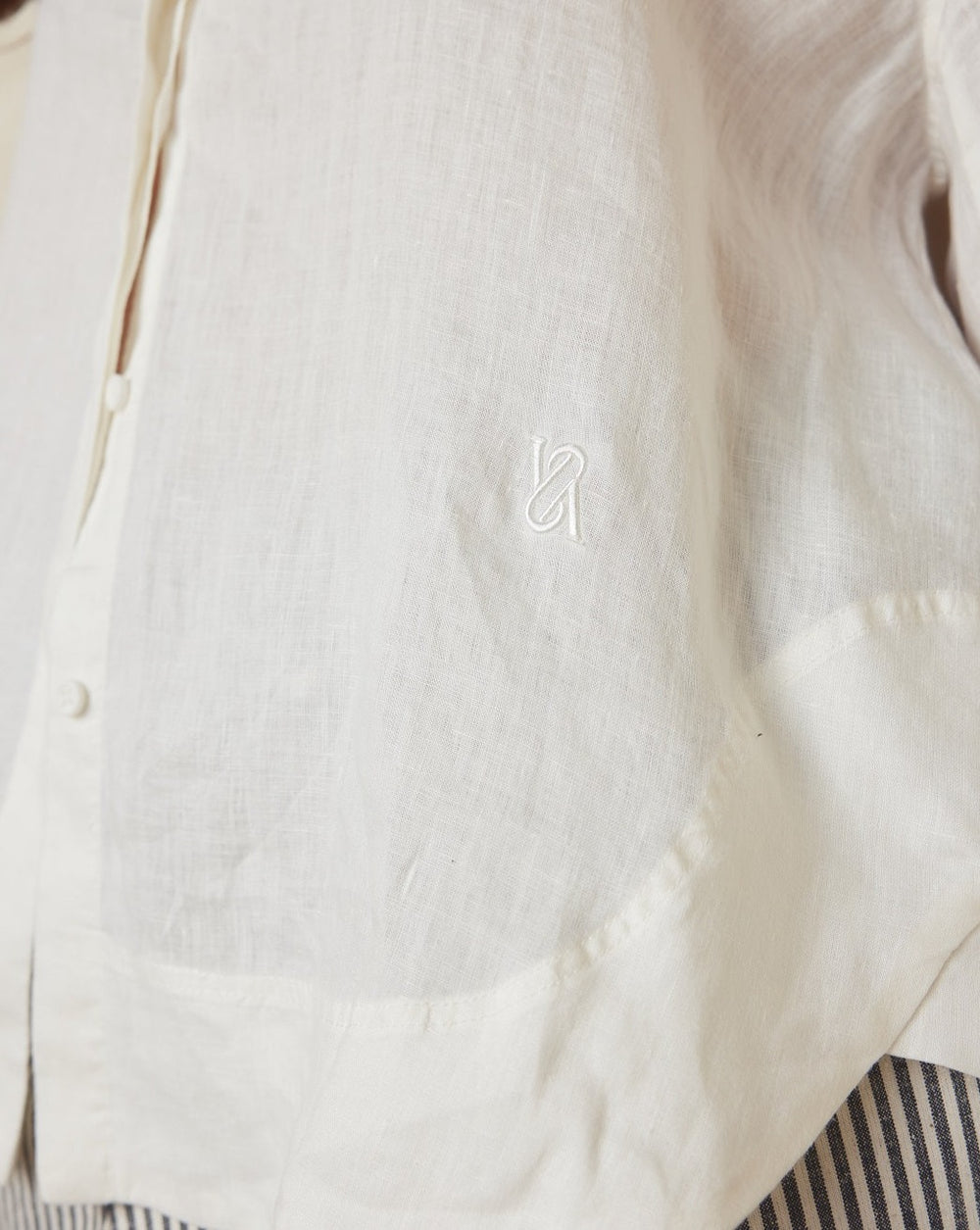 SIGNATURE LINEN SHIRT | WHITE