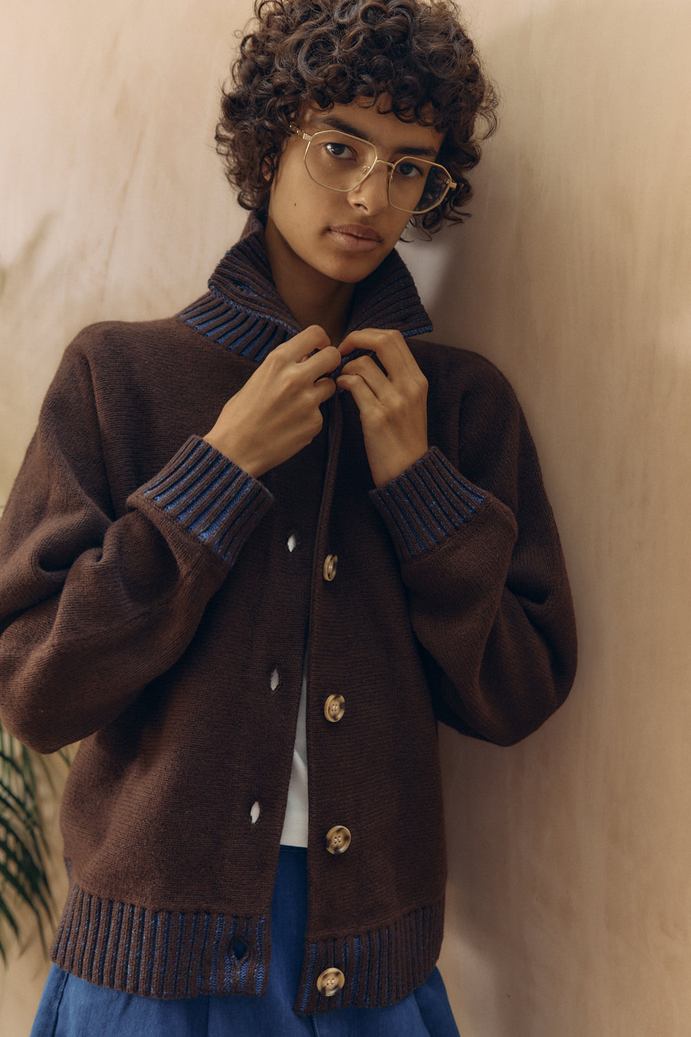 L. F. MARKEY | HOLMES KNIT | CHOC COBALT | HAZEL & ROSE | MINNEAPOLIS