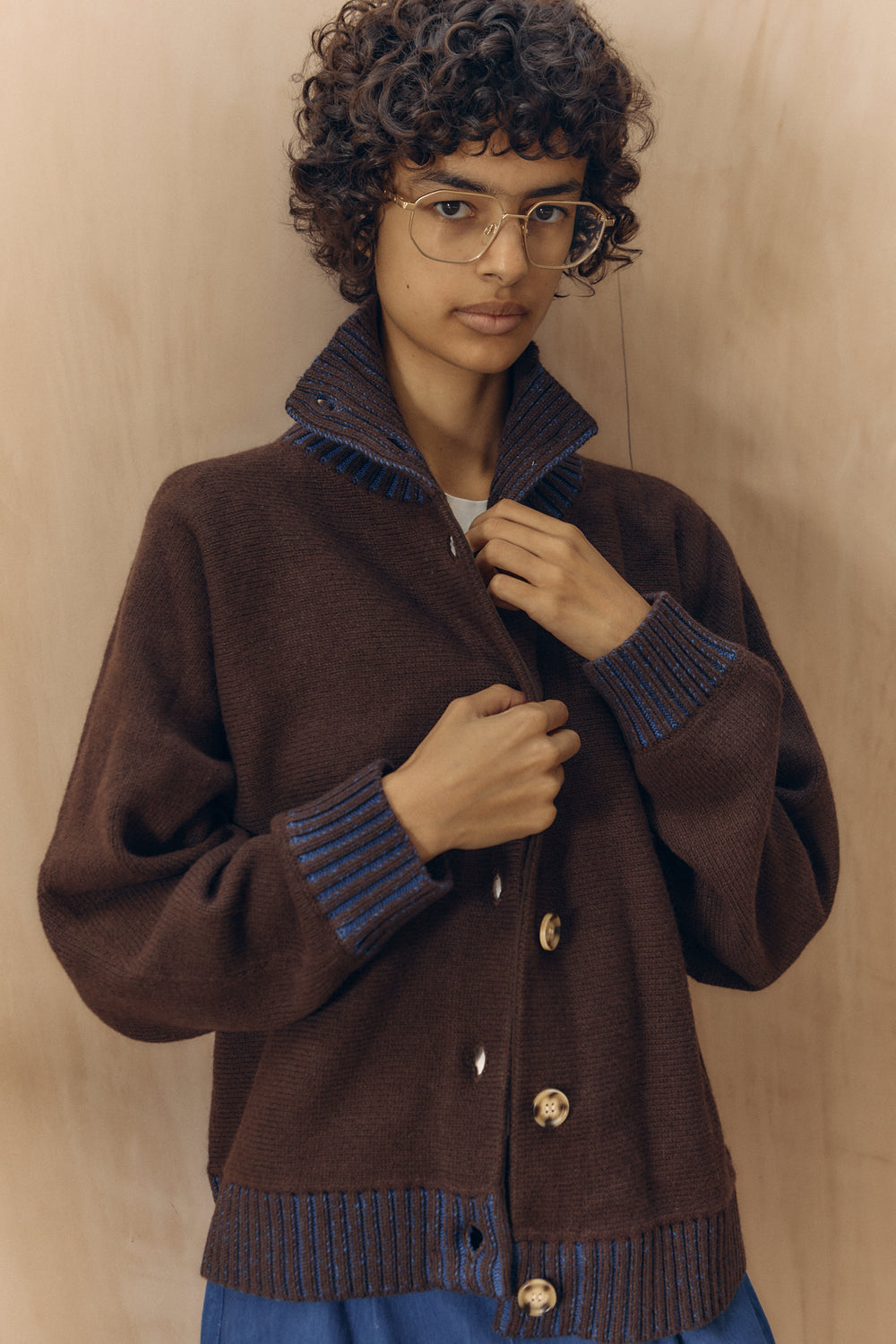 L. F. MARKEY | HOLMES KNIT | CHOC COBALT | HAZEL & ROSE | MINNEAPOLIS