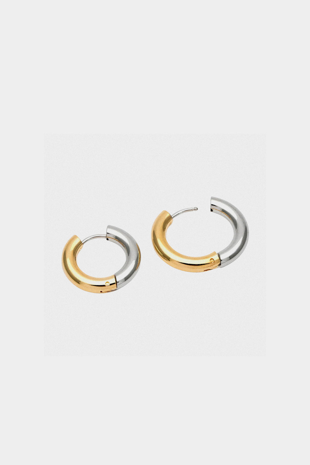 The Bold Two-Tone Hoops