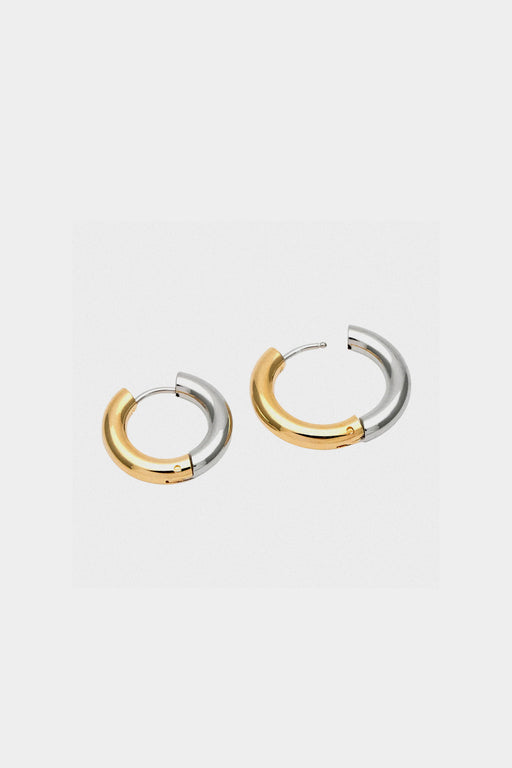 The Bold Two-Tone Hoops