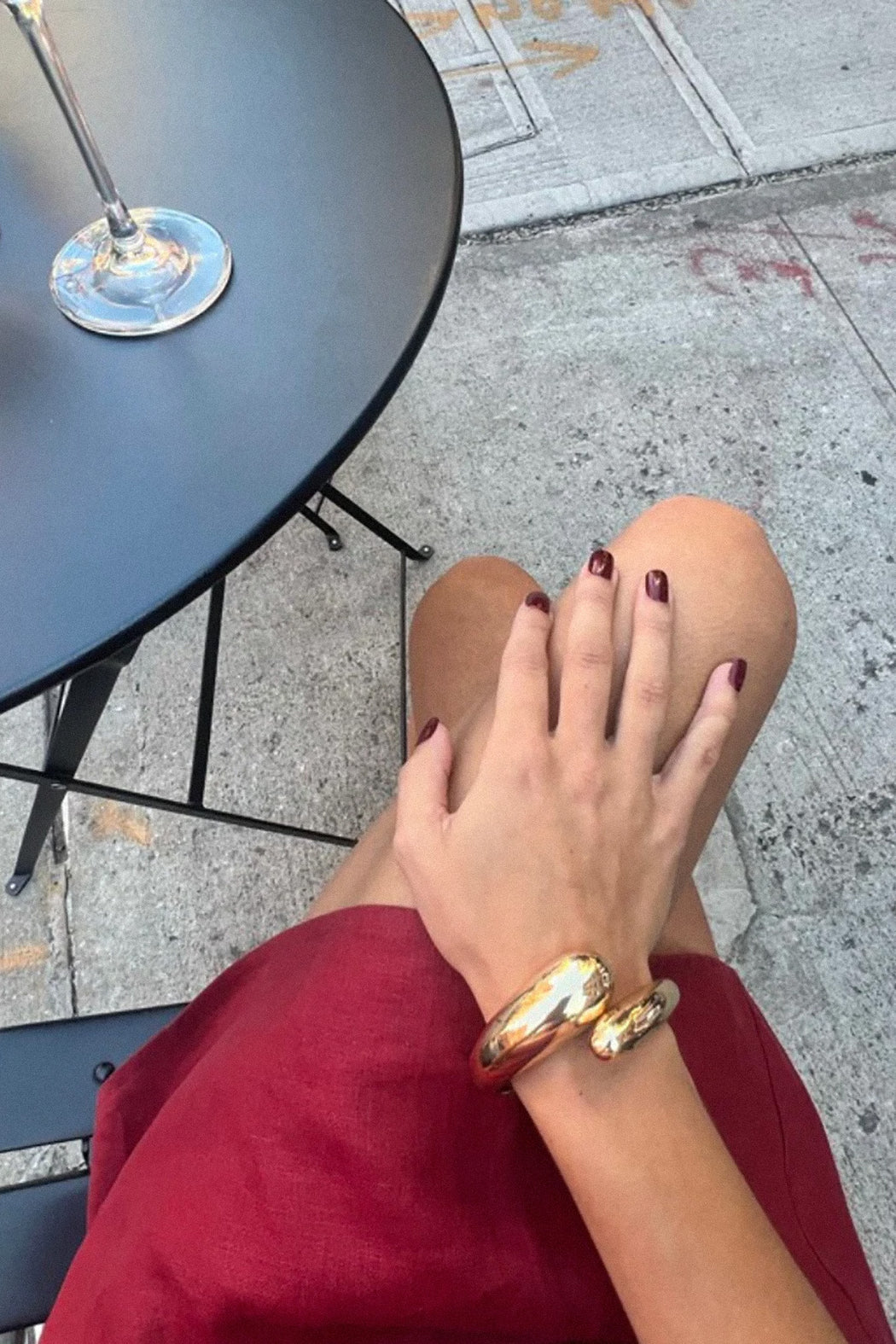 The Overlap Cuff Bracelet | Gold