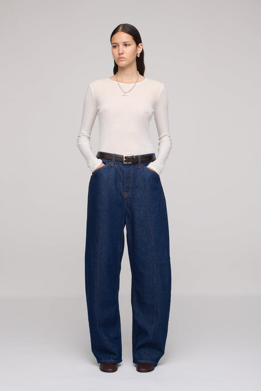 Lido Pintuck Jeans | Rinse