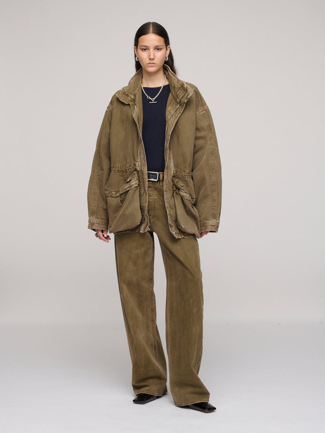 Isle Jeans | Dark Olive