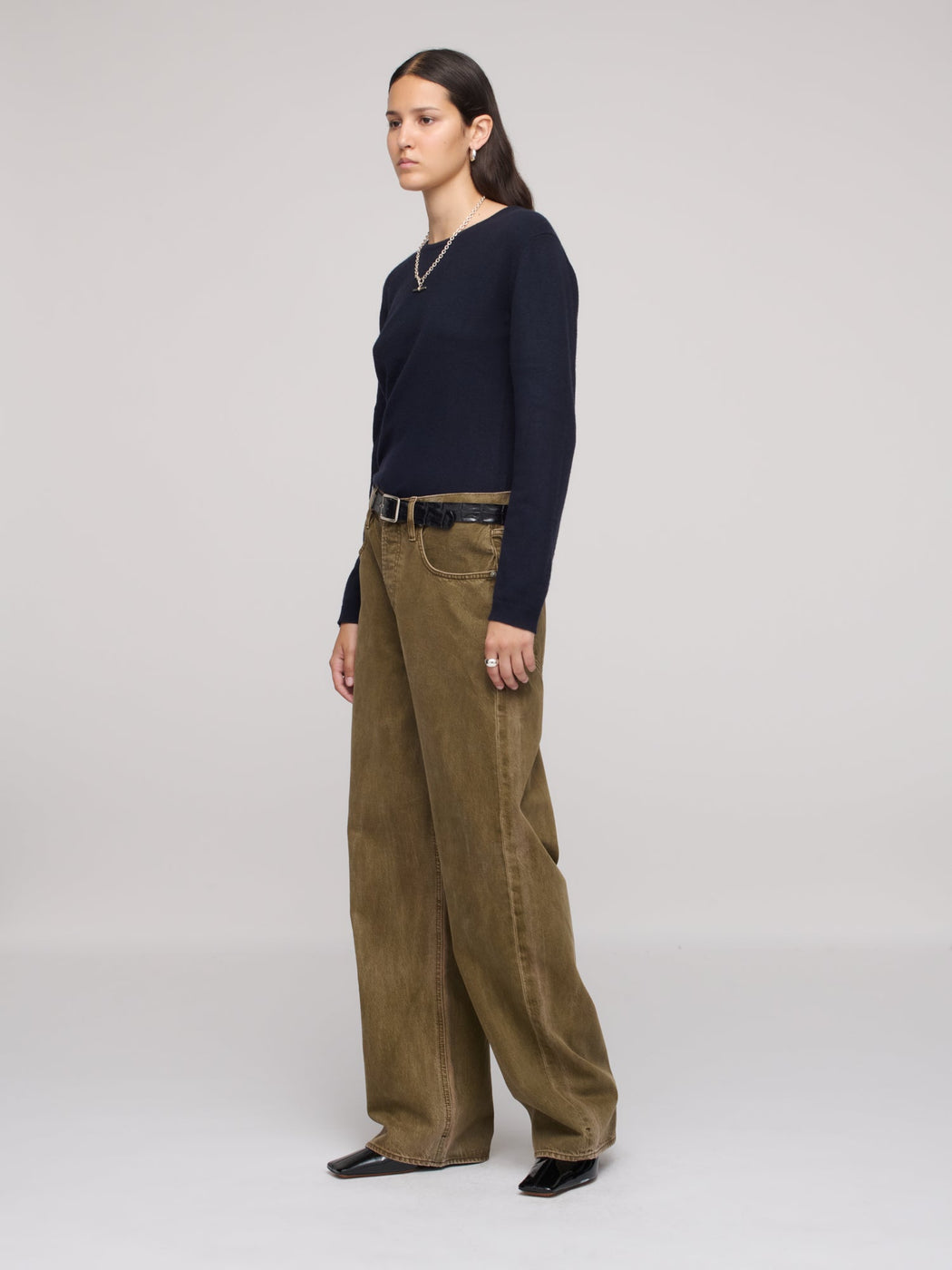 Isle Jeans | Dark Olive