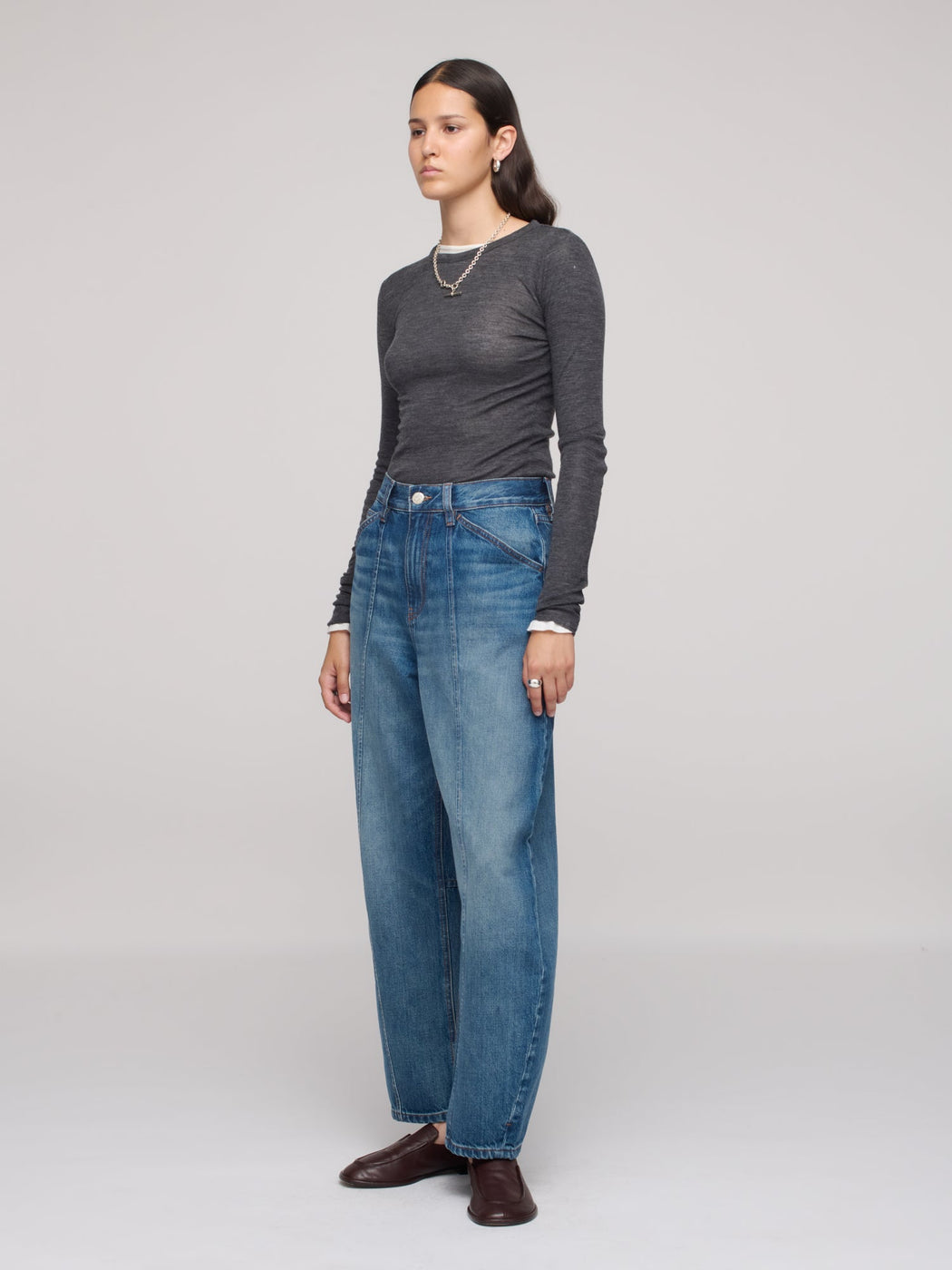Lido Ankle Jeans | Smoke Blue