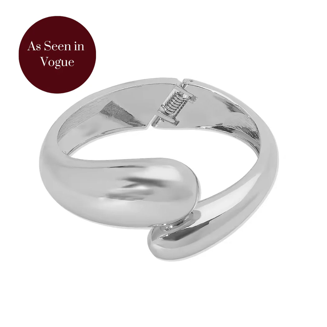 The Overlap Cuff Bracelet | Silver