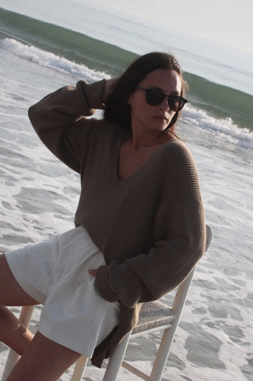 Sunny Pima Cotton Pullover | Moss