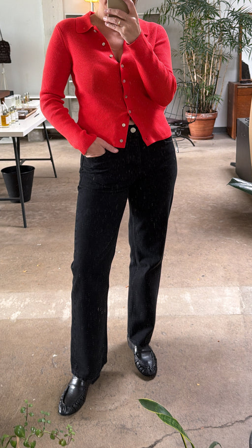 SELMA CARDIGAN | VERMILLION