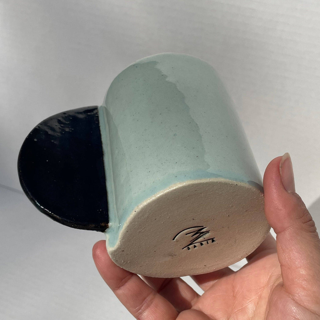 Moon Taza Stoneware Mug | Celadon