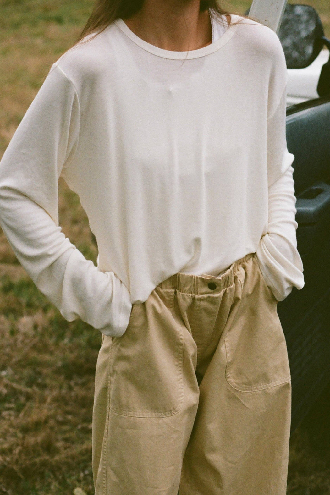 The Cozy Tee | Cream
