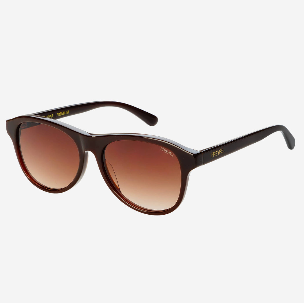Remi Acetate Unisex Sunglasses : Chocolate Brown