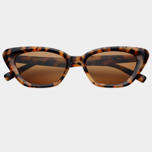 Mia Acetate Cat Eye Womens Sunglasses    : Milky Tortoise