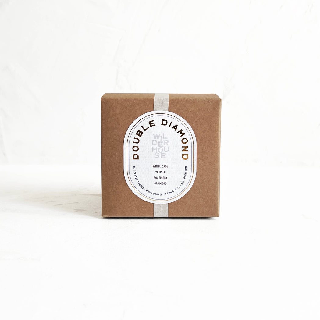 Double Diamond Candle
