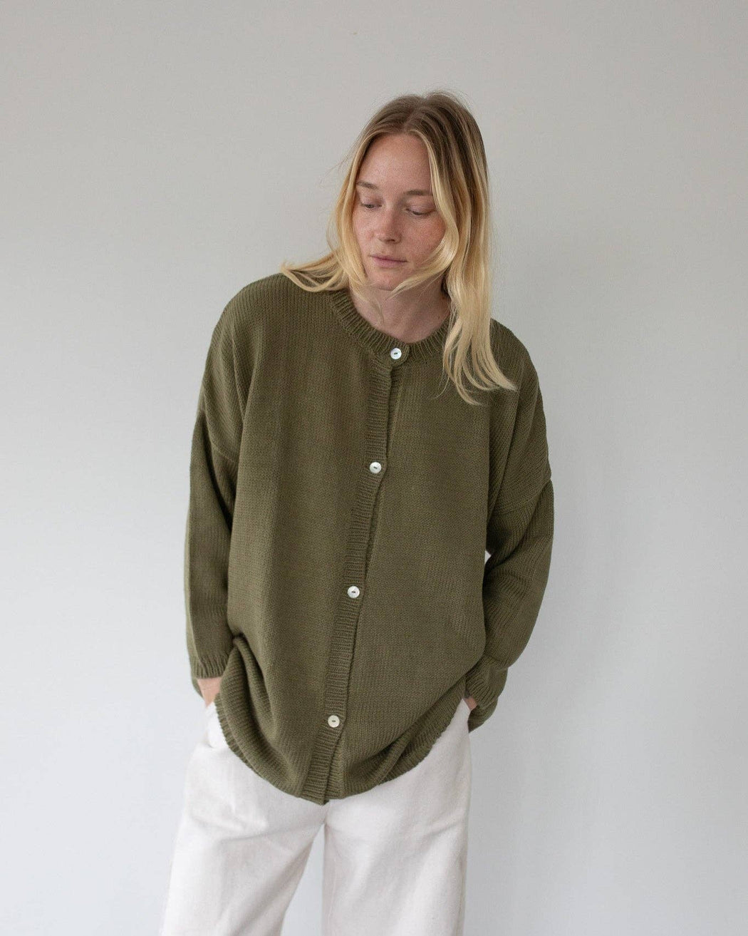 Elena Cardigan | Olive