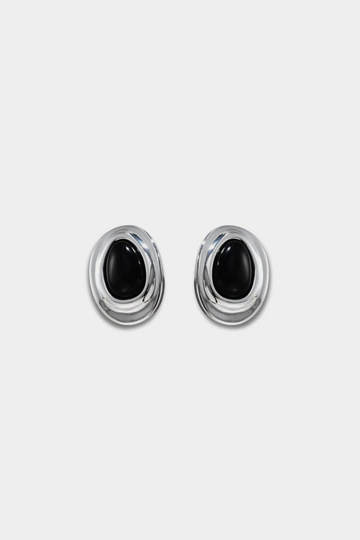 The Noir Earrings | Silver