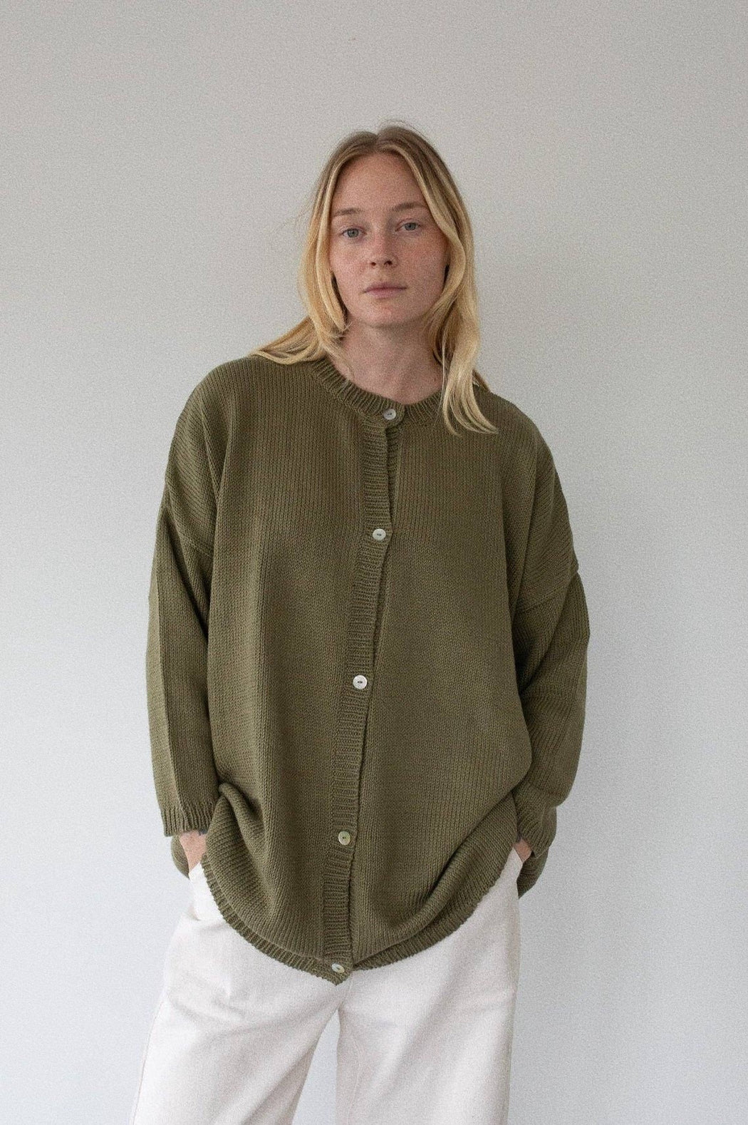 Elena Cardigan | Olive