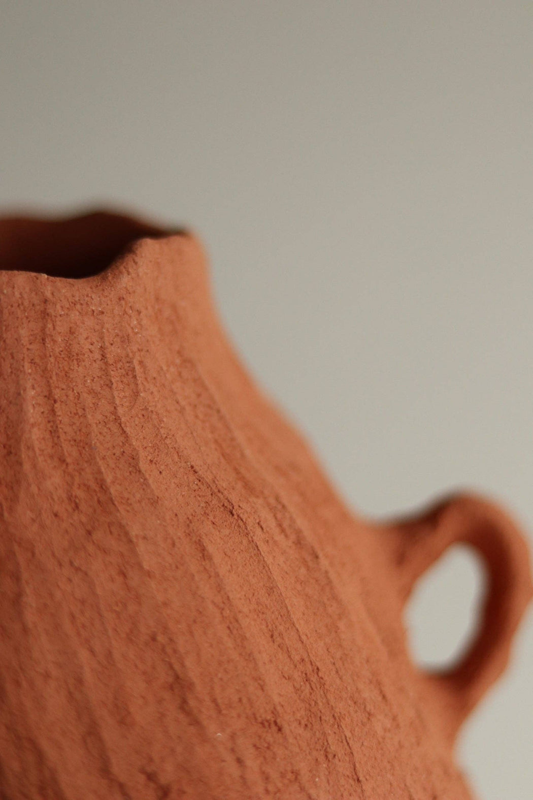 10.5" Gathered Earth Vessel