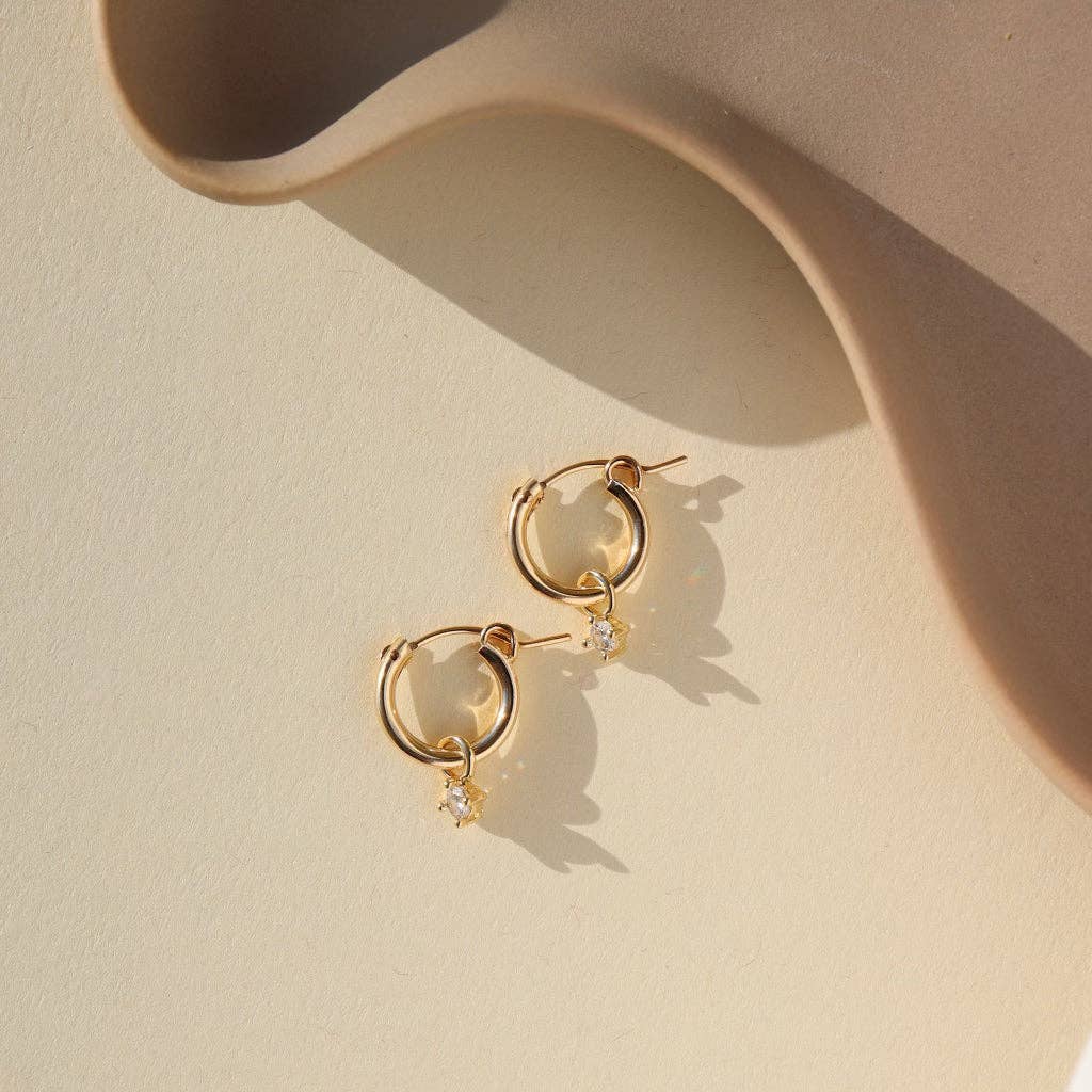 Quinn Hoops | 14k Gold Fill
