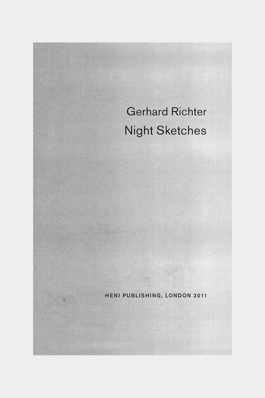 Gerhard Richter: Night Sketches