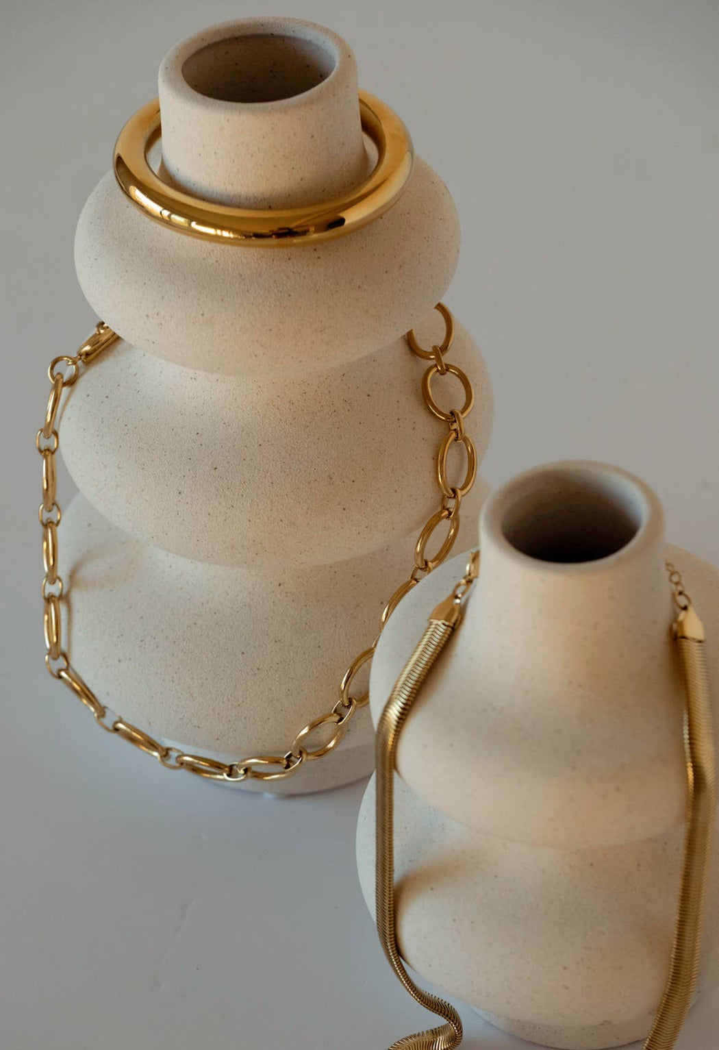 Santorini Cuff | Gold Chunky Statement Open Cuff