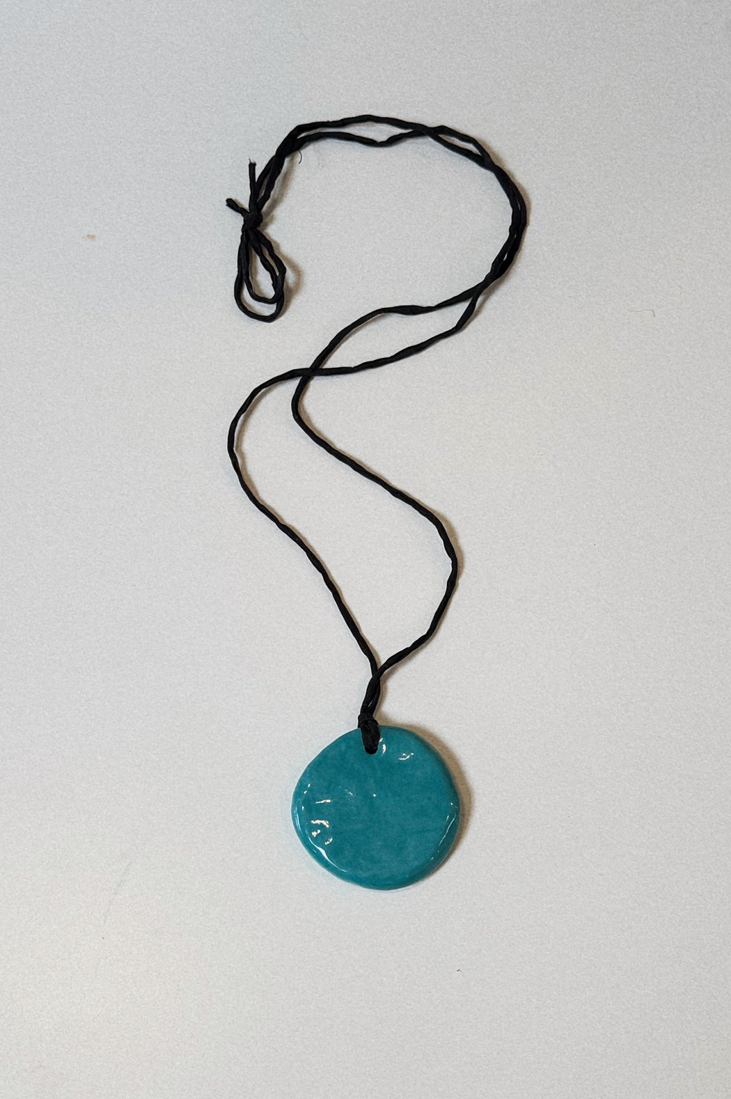 Brea Porcelain Pendant Necklace | Turquoise