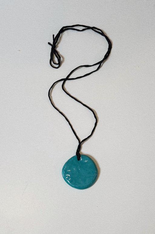 Brea Porcelain Pendant Necklace | Turquoise