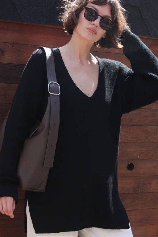 Sunny Pima Cotton Pullover | Onyx