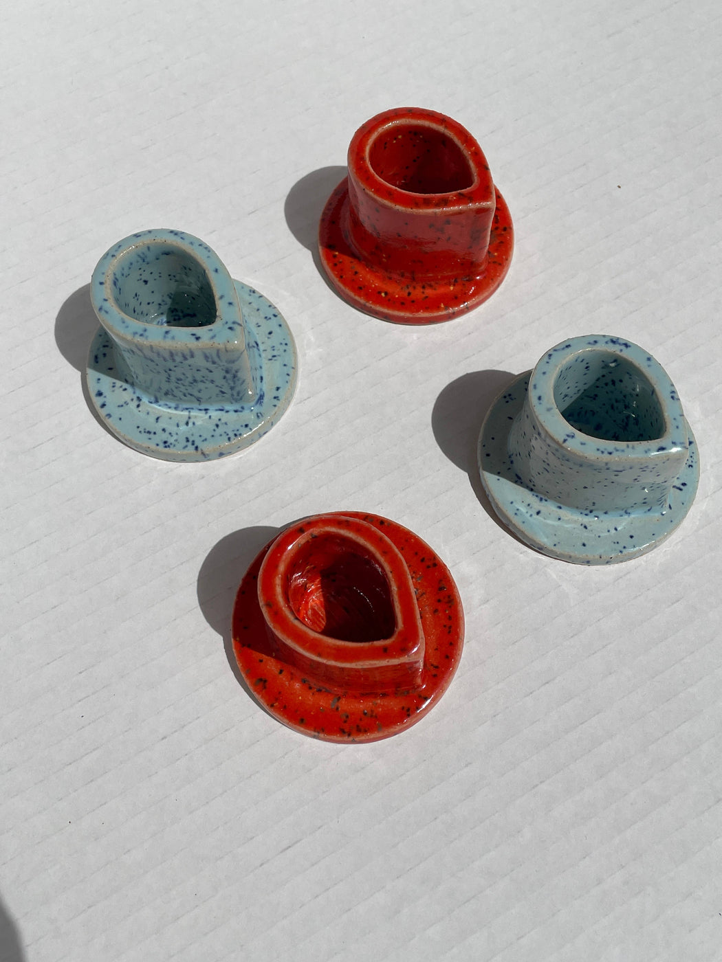 Stoneware Candle Holders