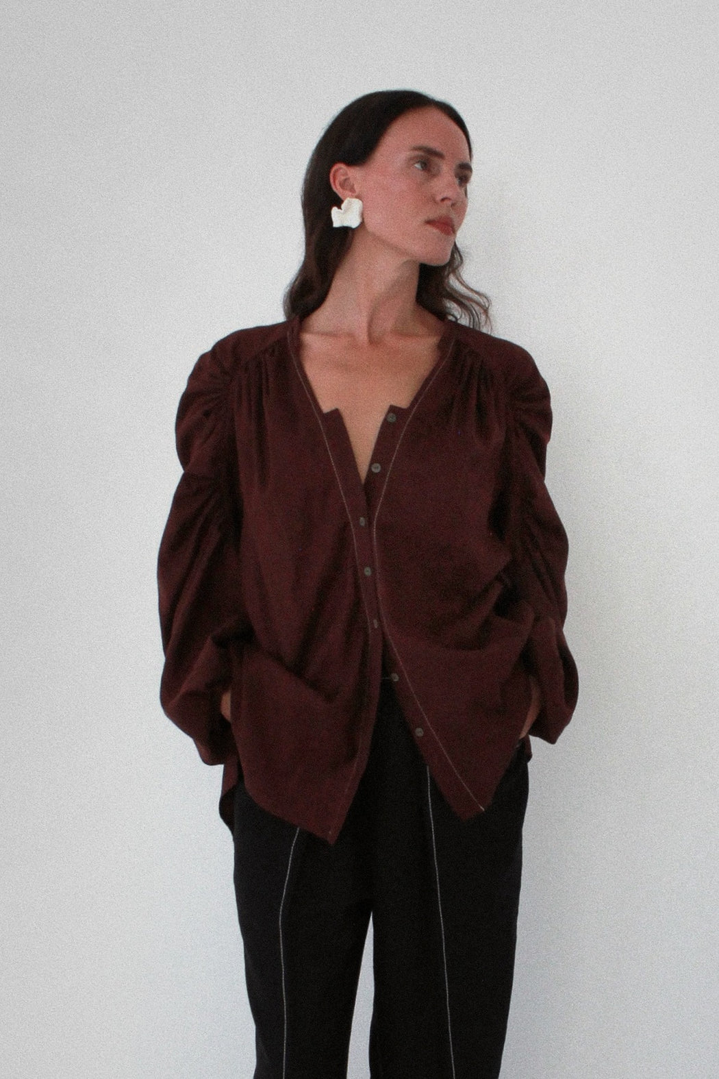 Shell Sleeve Button Up Shirt | Softest Flannel