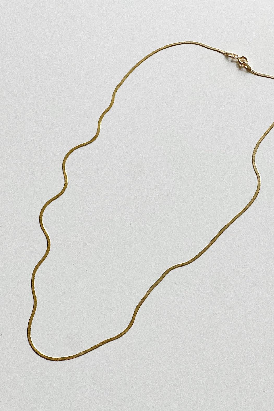 14kt Gold Herringbone Chain | 1.5mm