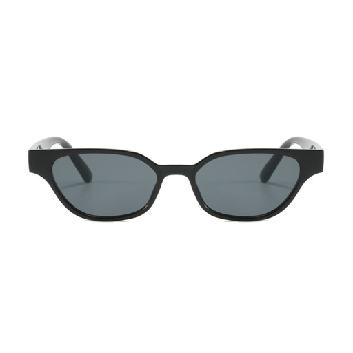 The Jennie - Black - Petite 90s Rectangular Sunglasses