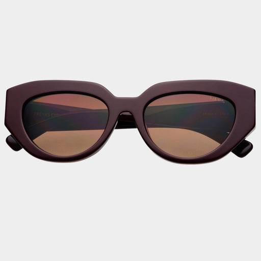 Frankie Acetate Cat Eye Sunglasses  : Chocolate