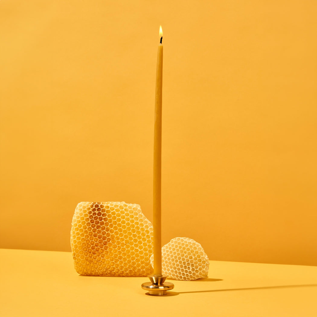 54 Celcius | Thin Beeswax Candles (7 Pack) | Natural | Hazel & Rose | Minneapolis
