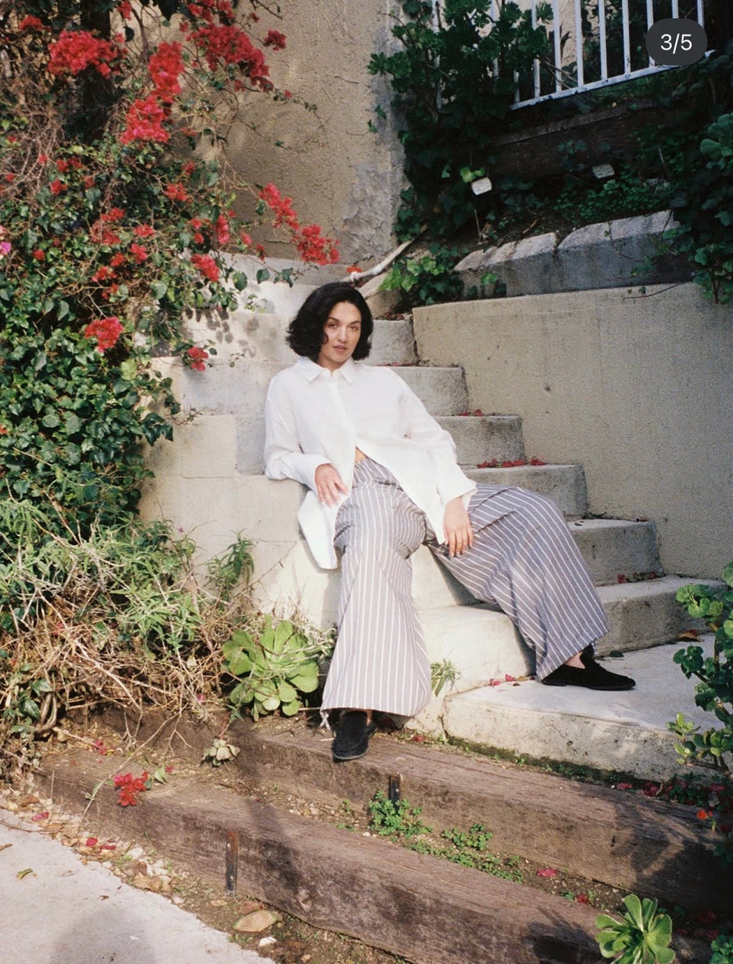 SIGNATURE LINEN SHIRT | WHITE