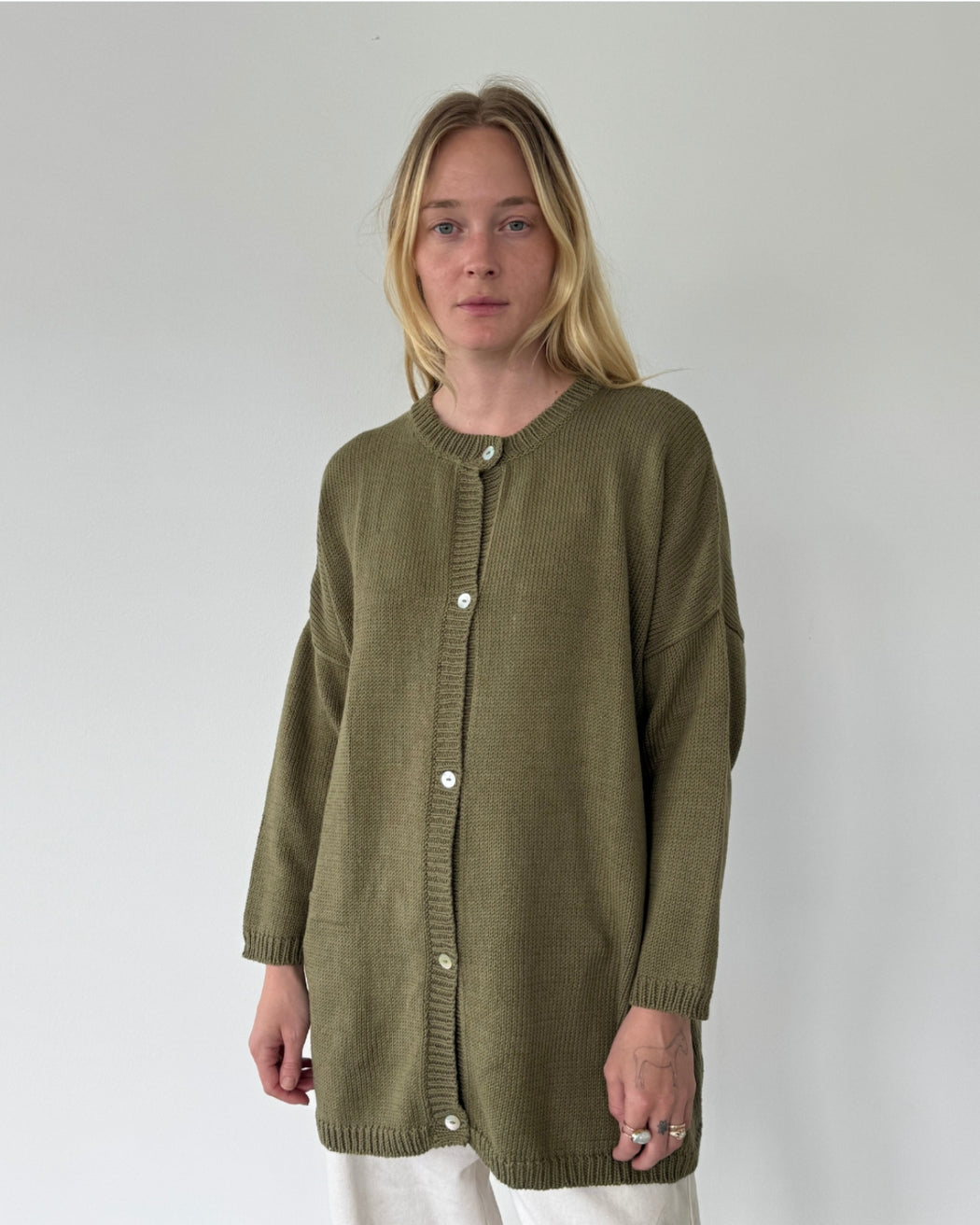 Elena Cardigan | Olive
