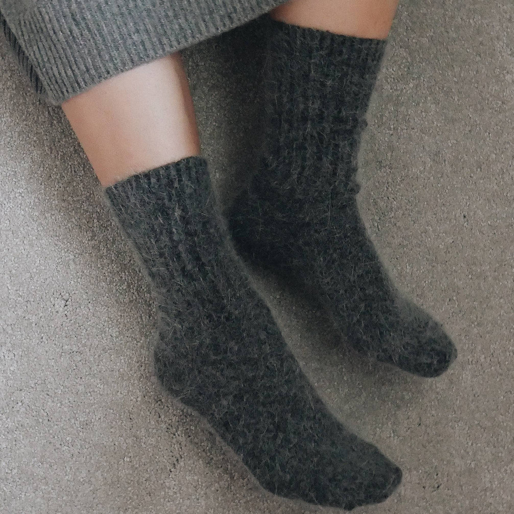 Super Soft Wool Socks | Charcoal