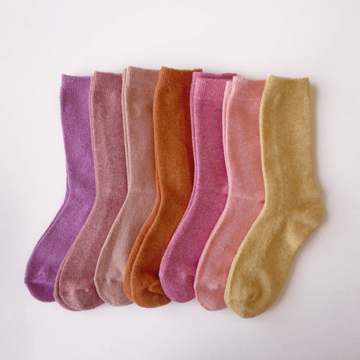 Cloudwalk Cashmere Wool Socks | Berry Shake