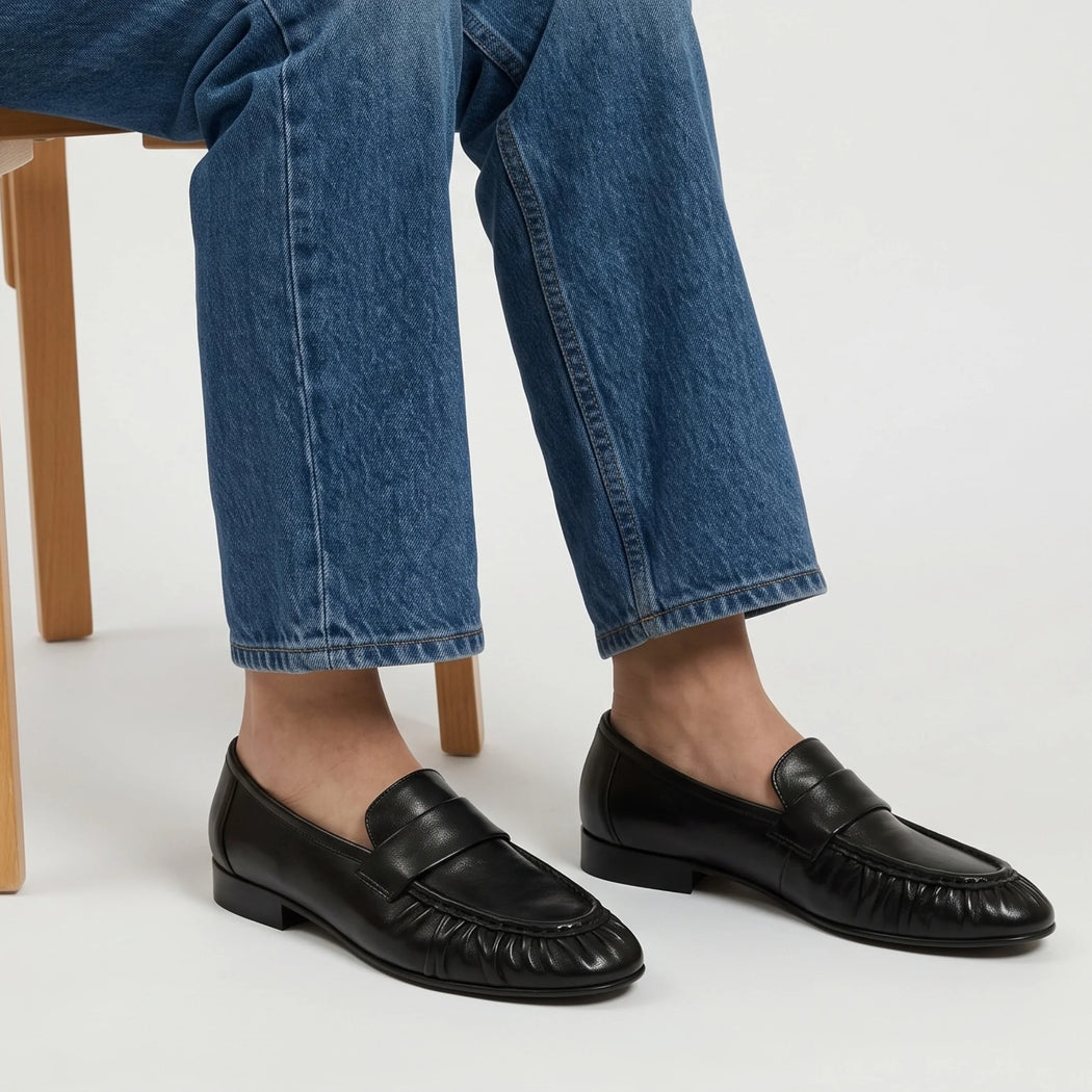 York Rouge Leather Loafer | Black