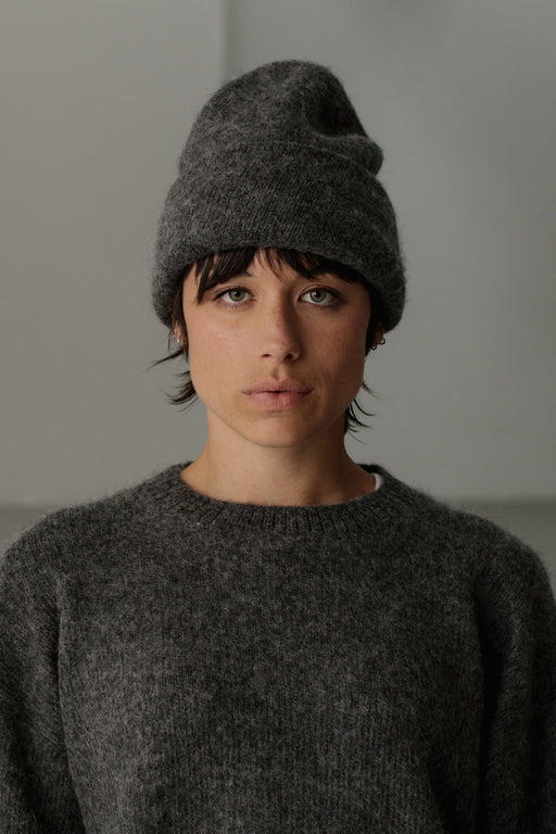 Bare Knitwear | Alpaca Andes Beanie | Ash | Hazel & Rose | Minneapolis