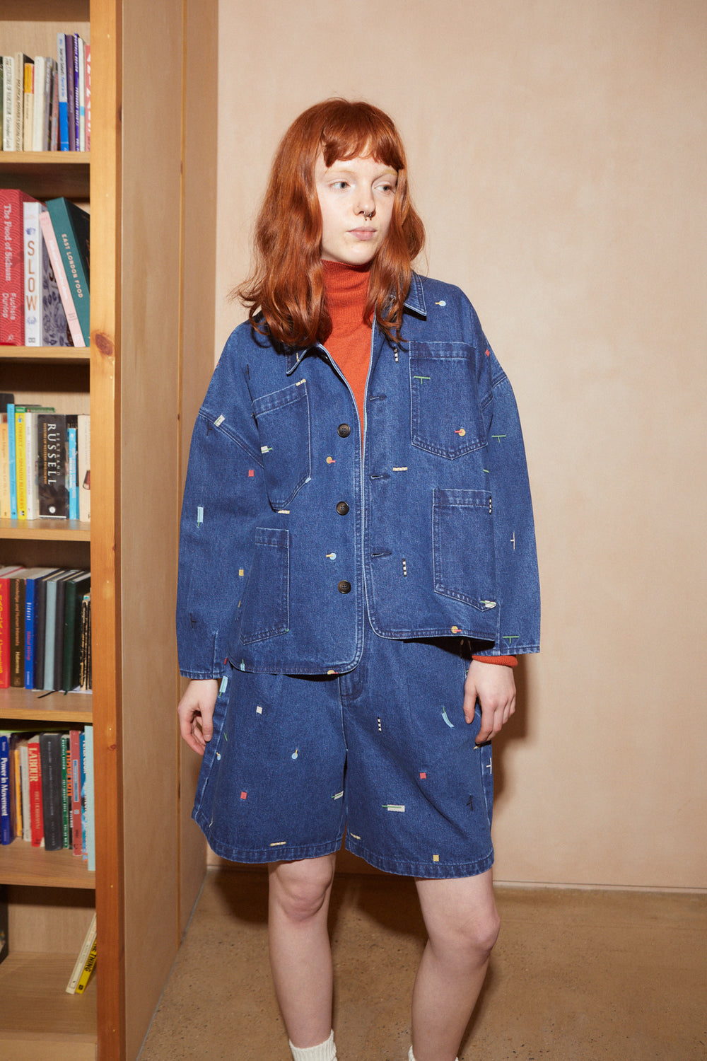L. F. MARKEY | CARSON CHORE COAT | PUZZLE EMBROIDERY | HAZEL & ROSE | MINNEAPOLIS