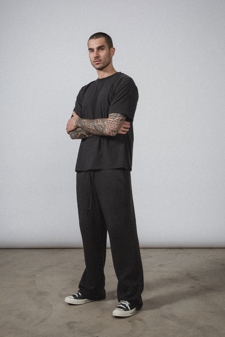 Core Straight Leg Sweatpants | Vintage Black