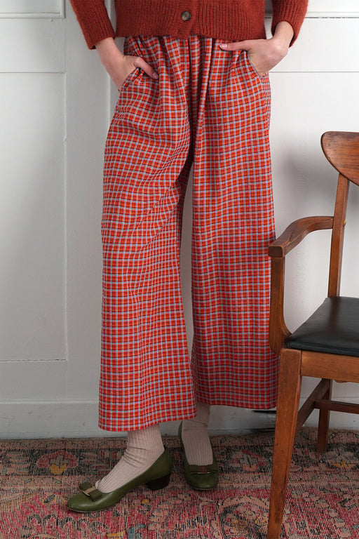 ORGANDY PLAID SUNDAY PANT
