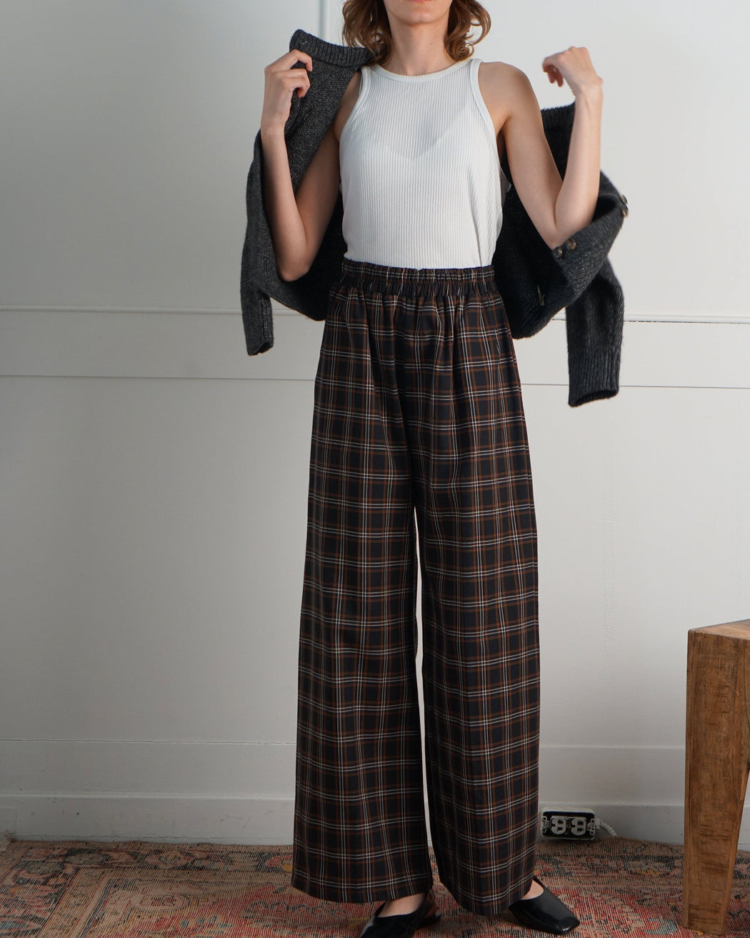 PLAID SUNDAY PANT