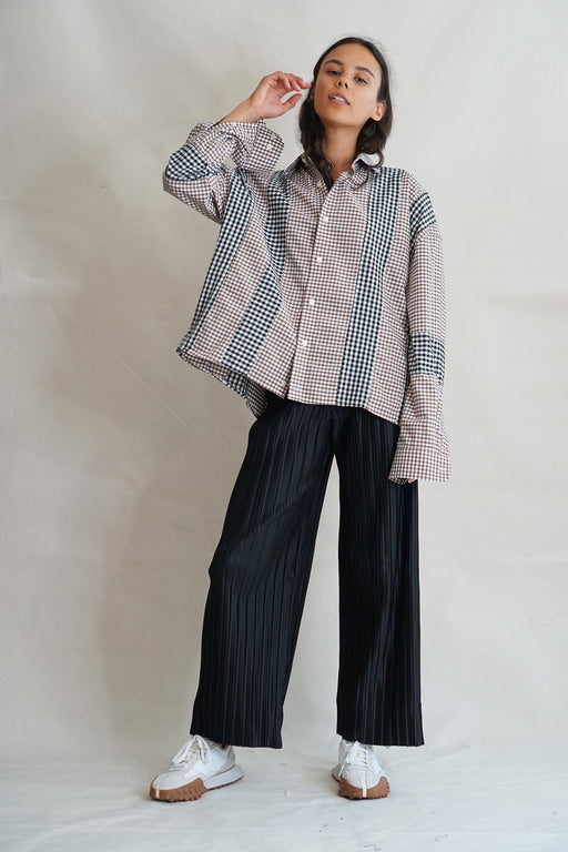 RECONSTRUCTED MEN'S BUTTON DOWN