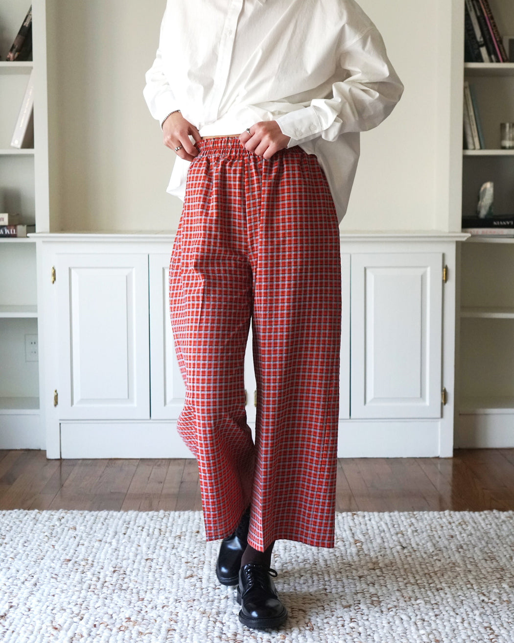 ORGANDY PLAID SUNDAY PANT