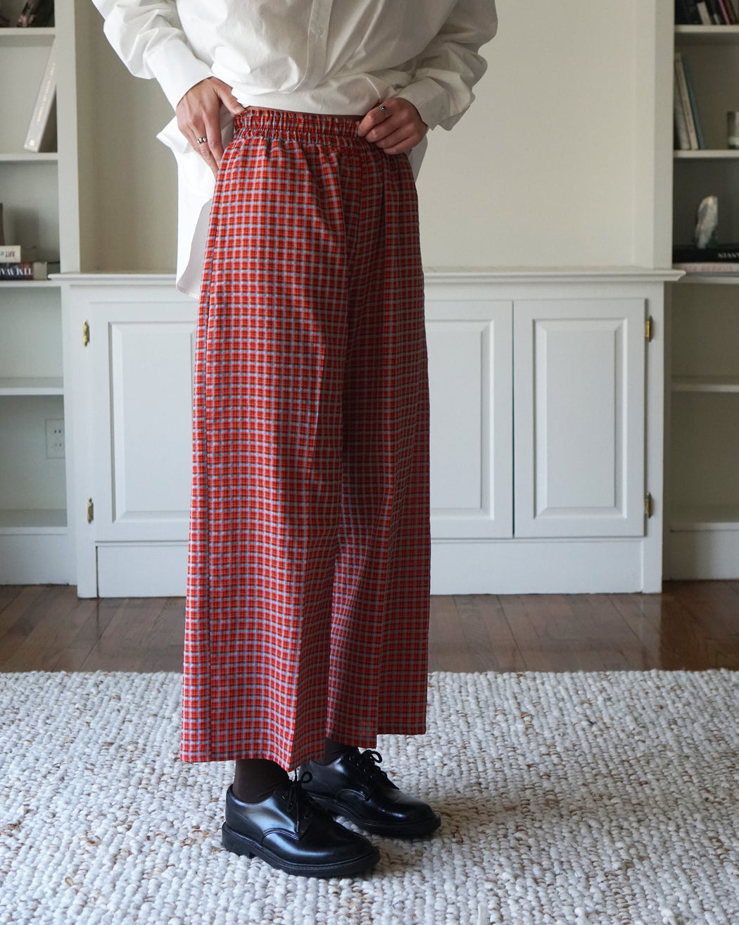 ORGANDY PLAID SUNDAY PANT